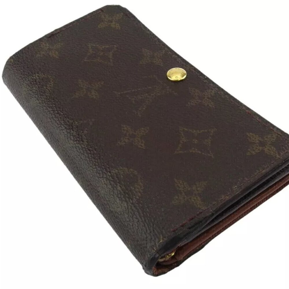 LOUIS VUITTON L -shaped zipper wallet in two -fold USED T19015 - Picture 8 of 11